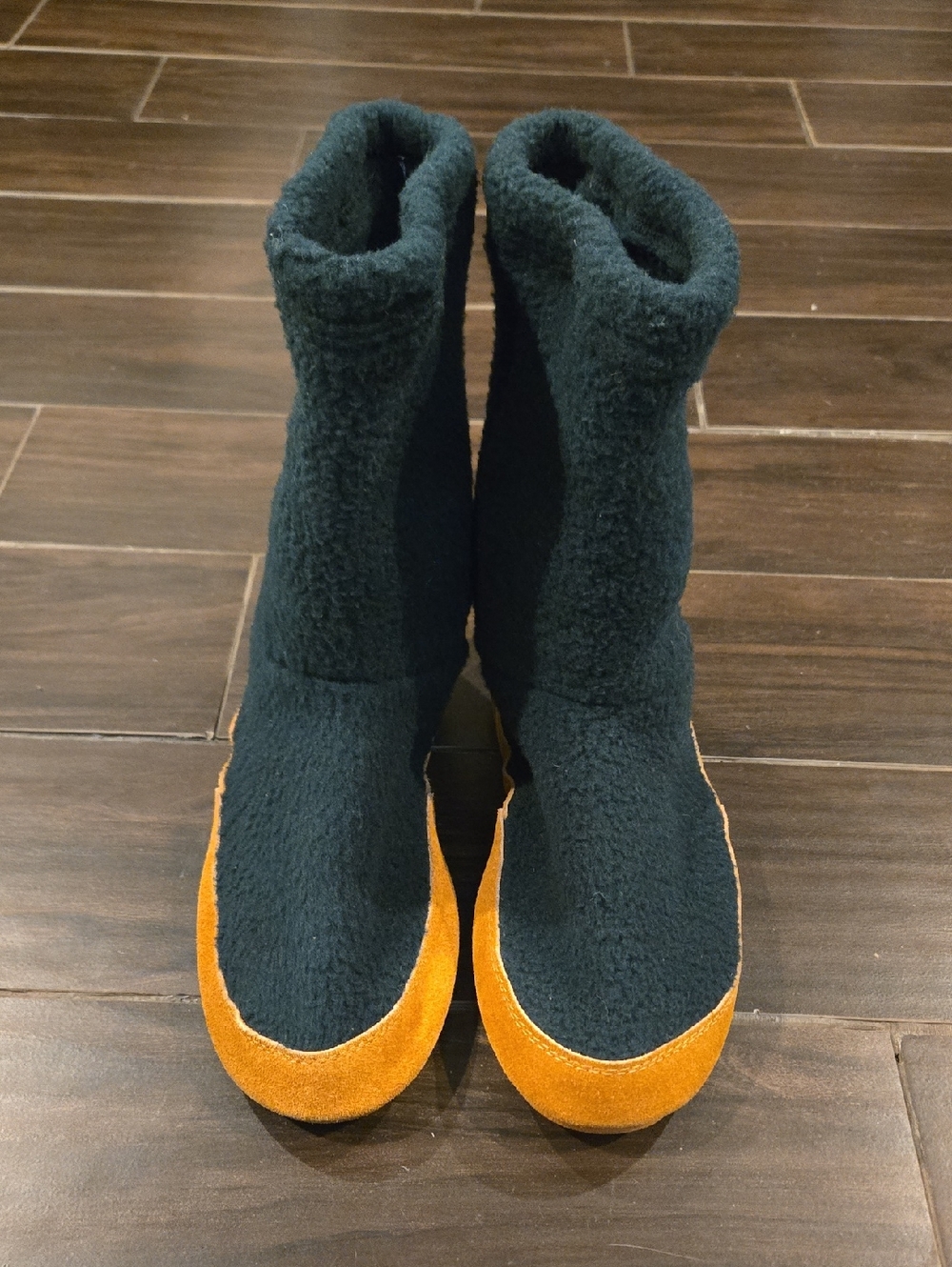 Acorn Hunter Green FleecezBoot Slipper L   Mens 10 1/2 - 11 1/2 NWOT